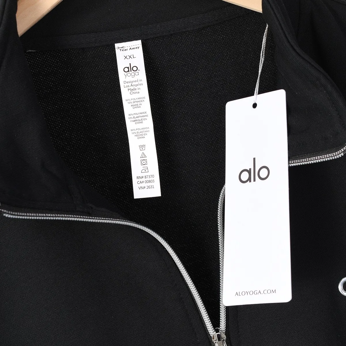 P210 606#alo half-pull stand-up collar sweatshirt Color: Black Gray Royal Blue Size: M-XXL Fabric: 350g cotton terry
